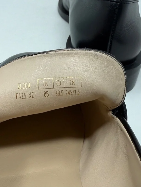 New Stuart Weitzman Emi Penny Loafer Black Leather Sz 8 - Picture 14 of 14